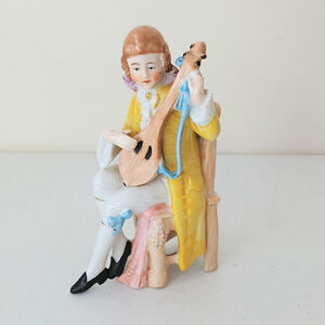 Vintage Grafenthal DEP Germany 13176 Porcelain Man W/ Mandolin Figurine